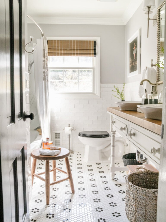 Black and White Bathroom Decor Swaps for a Classic Refresh - Bless Black and White Bathroom Decor Swaps for a Classic Refresh - Bless