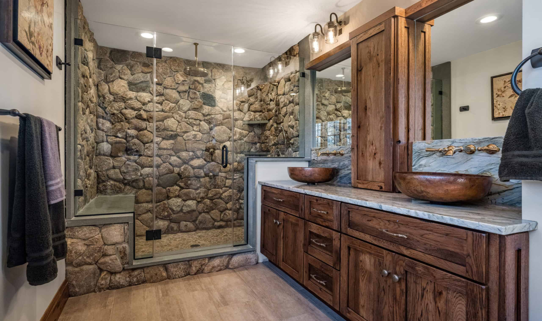 Natural Stone Bathroom Inspiration and Cleaning - Stoneyard® Natural Stone Bathroom Inspiration and Cleaning - Stoneyard®