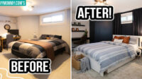 COZY basement bedroom makeover Before & After